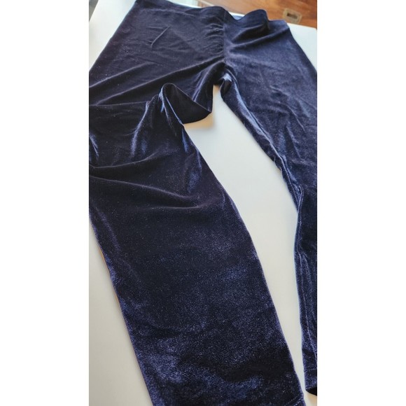 Fabletics Emma Velour High Rise Legging Size XXL Deep Navy Blue NEW With Tags! - Picture 4 of 9